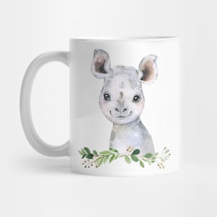 Cute Baby Rhino Mug